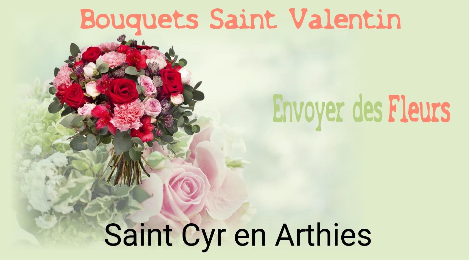 Roses de Saint-Valentin livrées à Saint-Cyr-en-Arthies